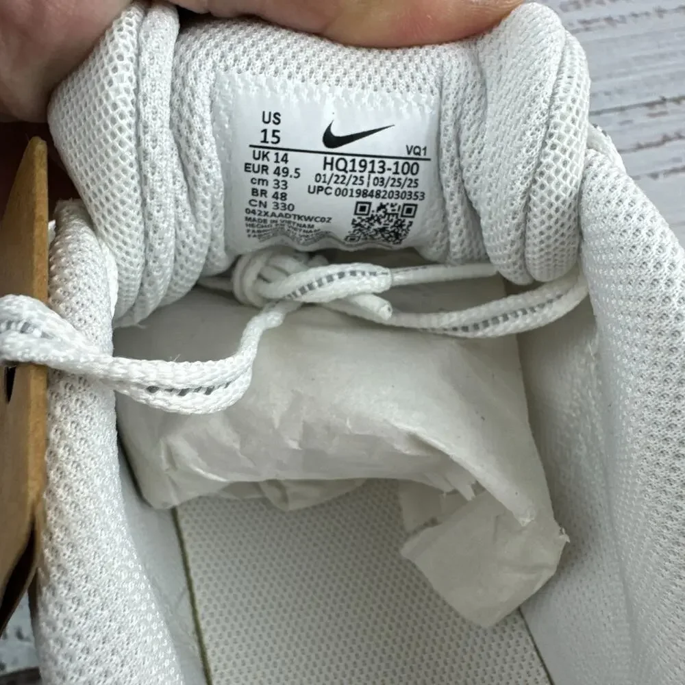 Nike Air Max Nuaxis PRM Mens US 15 Sneakers Summit White HQ1913-100